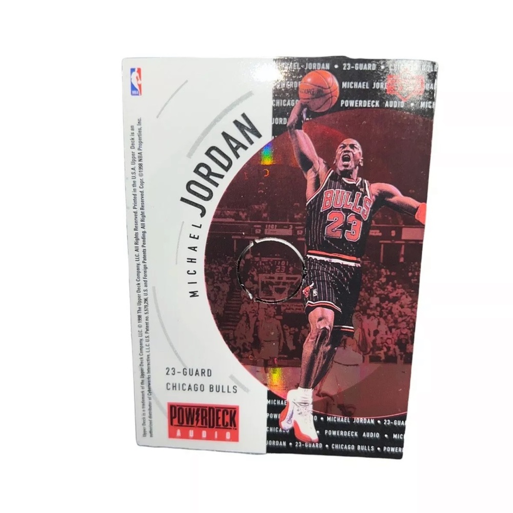 1997-98 Upper Deck Powerdeck Audio Michael Jordan Black w/ PD Audio CD Disc